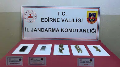 Edirne’de araçta uyuşturucu ele geçirildi 