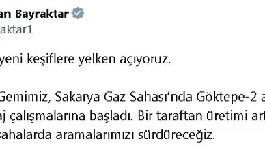Bakan Bayraktar: Fatih Sondaj Gemimiz, 'Göktepe-2' kuyusunda sondaja başladı