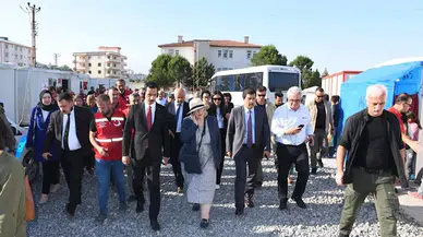 Göç Komitesi Başkanı Ridder ’den depremzedelere ziyaret