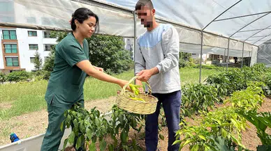 Adana'da hastalara bahçe uygulamaları ile terapi 
