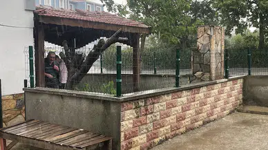 Keşan'da dolu ve sağanak etkili oldu