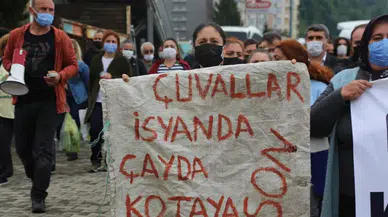 Rize'de Çay Protestosu: Esnaf Kepenk Kapattı!