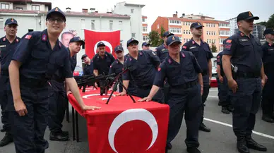 RİZE'DE 18 engelli, 1 günlük temsili askerlik yaptı