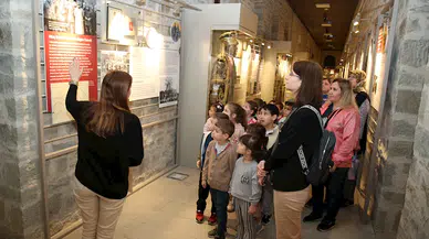 Keşan Kent Müzesi’ne ‘Müzeler Haftası’nda öğrencilerden yoğun ilgi 