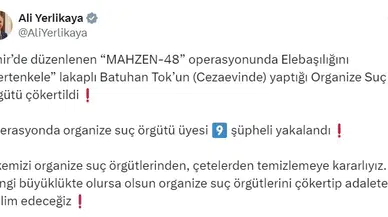 İzmir'de organize suç örgütüne operasyon: 9 gözaltı