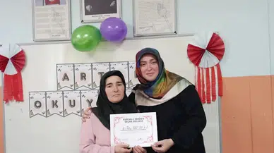 Yağlıdere'de Halk Eğitim Merkezi kursiyerlerine belgeleri verildi