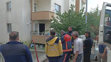 Tosya'da apartman dairesindeki yangın hasara neden oldu