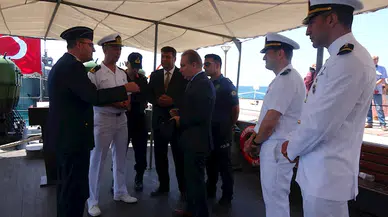 TCG Nusret Müze Gemisi Anamur'da ziyarete açıldı