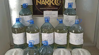 TIR'ın yakıt deposunda 257 kilo sıvı metamfetamin ele geçirildi