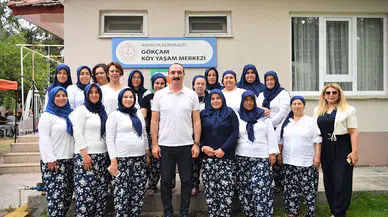 Başkan Kotan, köy yaşam merkezinde kursiyerlerle buluştu