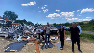 Edirne'de 'Tiny House' yıkımında arbede; gözaltılar var