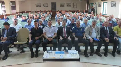 Merzifon'da muhtarlar toplantısı yapıldı