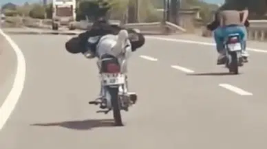 'Iğdır'da çılgın motosikletçiler ölüme meydan okudu' diye paylaştılar; motosikletler trafikten men, sürücülere 20 bin TL ceza