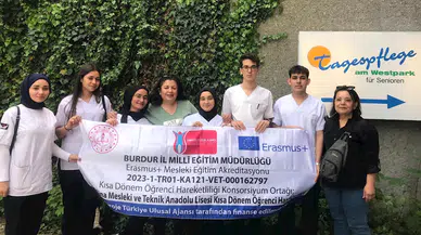 Burdurlu öğrenciler Almanya'da