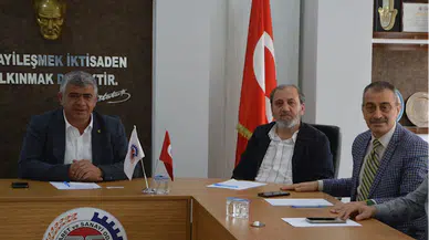 Uluslararası Tarımsal Eğitim Merkezi Müdürü Birben'den Havza TSO'ya ziyaret