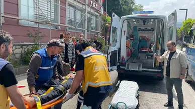 Cam temizlerken 2'nci kattan düşüp ağır yaralandı