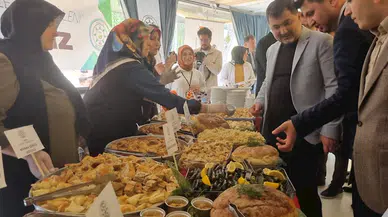 Düzce'de kadınların hazırladığı yöresel yemekler "lezzet şöleni"nde damakları tatlandırdı