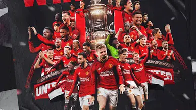 FA Cup'ta şampiyon Manchester United