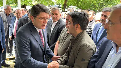 Adalet Bakanı Tunç, Bartın'da eniştesinin cenaze törenine katıldı
