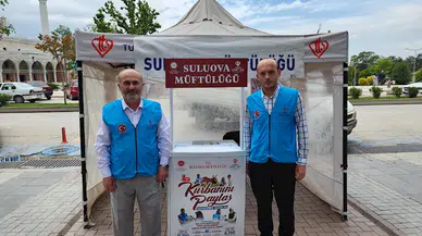 Suluova'da "kurban bağış standı" açıldı