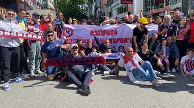 Zonguldak Kömürspor taraftarları, protesto yürüyüşü düzenledi