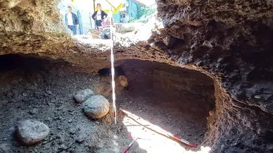 SAMSUN İnşaat kazı alanında ikinci 'mezar odası' ortaya çıktı (VİDEO EKLENDİ) 