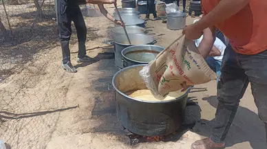 Türk Kızılay Gazze’de 10 bin kişi kapasiteli aşeviyle yeniden hizmet vermeye başladı 