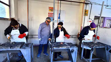 Oksijen Kaynakçılığı Kursu'nda kadınlar tezgah başına geçti