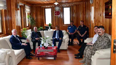 Trabzon Valisi Yıldırım, Tonya Belediye Başkanı Beşel'i ziyaret etti