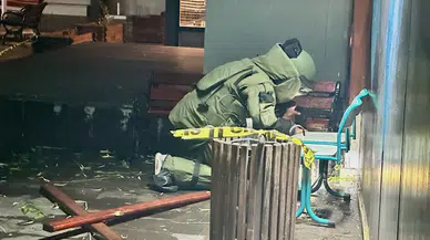 Tunceli'de kent meydanında panik yaratan sahipsiz çanta, fünyeyle patlatıldı