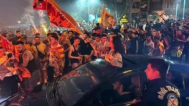  Trakya’da Galatasaray taraftarları şampiyonluğu kutladı