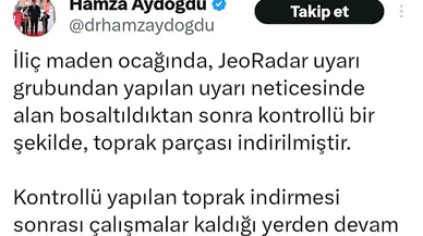 İliç’te arama çalışmalarında bir kez daha toprak kaydı, olay anı kamerada (2)