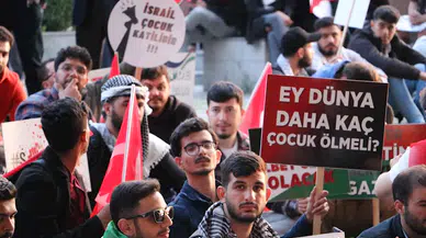 Zonguldak’ta Filistin tepkisi