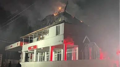 Bolu'da akaryakıt istasyonunda çıkan yangın söndürüldü