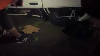 Rize'de otomobil yamaçtan yuvarlandı; 1'i ağır, 4 yaralı 