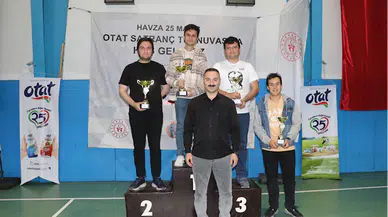 Otat Havza 25 Mayıs Satranç Turnuvası sona erdi