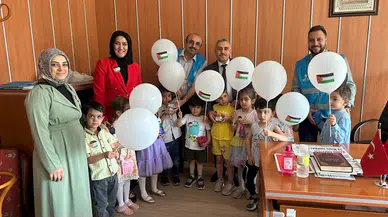 Çorum'da Kuran kursu öğrencileri harçlıklarını Filistin'e bağlışladı