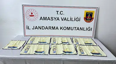 Amasya’da kağıda emdirilmiş uyuşturucu ele geçirildi:1 gözaltı