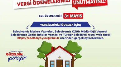 Yüreğir Belediyesi'nden vergi çağrısı