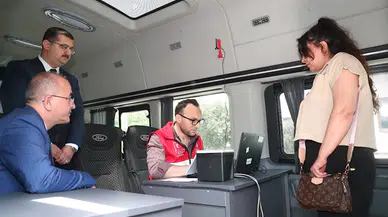 Tokat'ta mobil göç noktası uygulaması tanıtıldı 