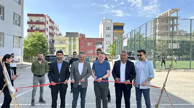 Mazıdağı’nda lise öğrencilerinden resim sergisi