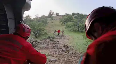 Tunceli’de kırsalda kayboldu, askeri helikopterle kurtarıldı