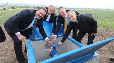 Merzifon’da sulama tesisleri hizmete girdi