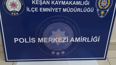 Keşan’da 60 uyuşturucu hap ele geçirildi 