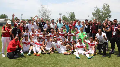 Türkiye, İşitme Engelliler Avrupa Futbol Şampiyonası'nda yarı finale yükseldi