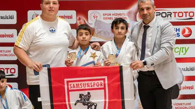 Samsunspor Judo Takımı, Türkiye Şampiyonası'ndan 3 altın madalyayla döndü