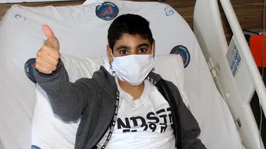 Annesinin bağışladığı böbrekle hayat buldu