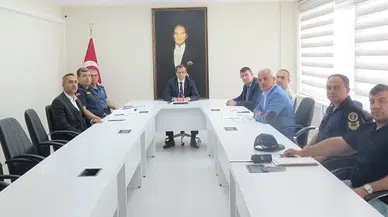 Merzifon'da YKS tedbirleri ile ilgili toplantı yapıldı