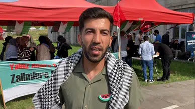 Bartın Üniversitesinde öğrenciler, Filistin halkına destek için nöbet tutuyor