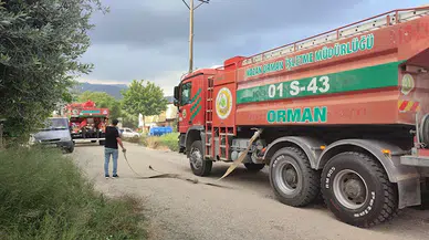 Kozan'da ahırda yangın: 15 inek ve 6 buzağı öldü